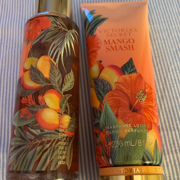 Victoria's Secret Mango Smash Lotion & Mist - Vibrant Orange - Picture 1 of 2